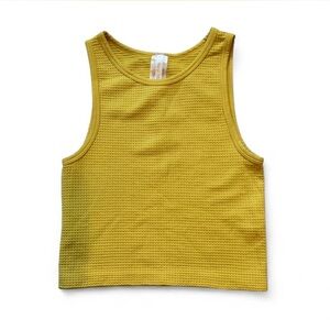 New Mix Mustard Yellow Tank Top